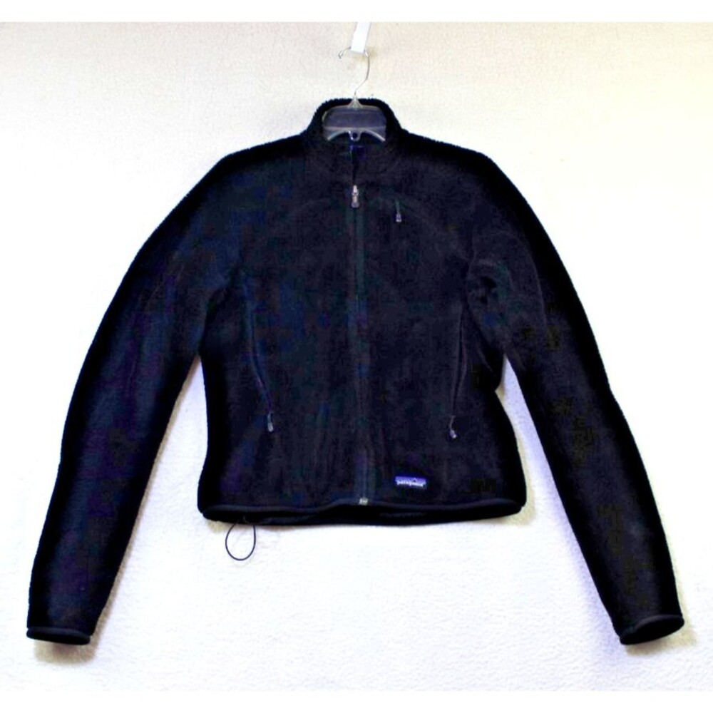 Patagonia Womens R4 Jacket Black Sweater Full-Zip Fleece Sz Small
